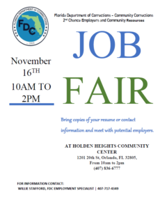 FDC Job Fair November 16 2022