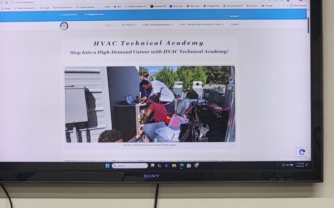 HVAC: Ready, Set, Go… Tuesday is Tomorrow!